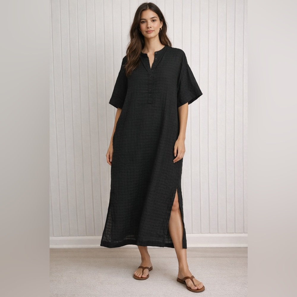 Everlane Black Maxi Tunic Dress